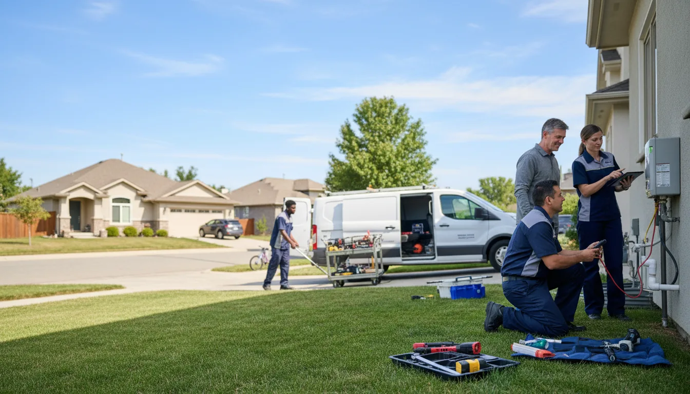 Tankless water heater service in Plain City, OH